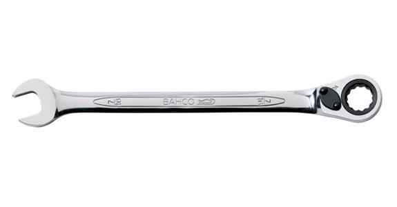 Bi-hexagon combination wrench with ring ratchet reversible 3/8 inch