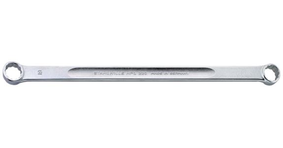 Box-end wrench long double-sided AS drive profile 15° AF 5.5x7 mm