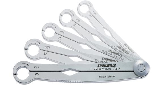 Ratschen-Maulschlüssel SW 10 mm, SW-Zoll 3/8 rostfreier, vergüteter Stahl