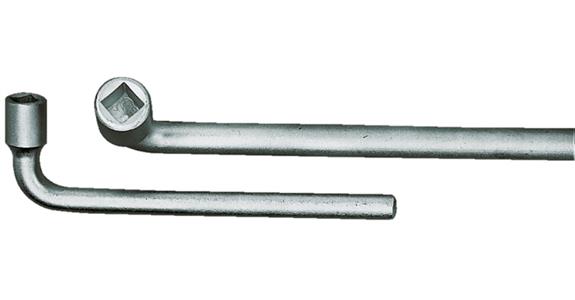 Heavy-duty bent square socket V31CrV3 steel AF 10 mm