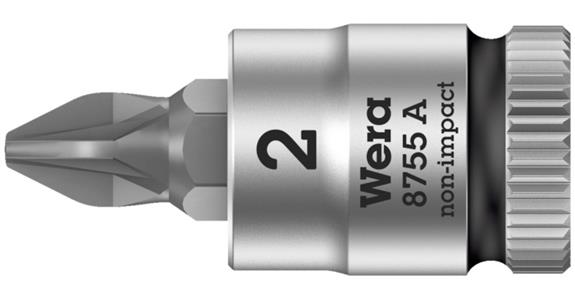 1/4 inch screwdriver bit chromium-vanadium steel PZ 3