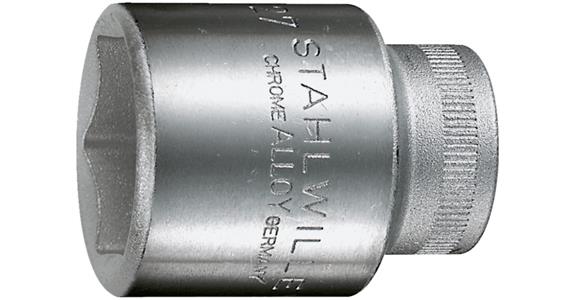 1/2 inch hexagon socket DIN 3124/ISO2725 HPQ steel AF 23 mm