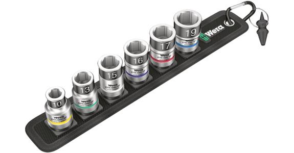 1/2 inch hexagon socket set with holding function 10/13/15/16/17/19 mm