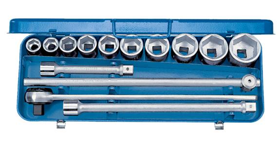 3/4 inch hexagon socket set V31CrV3 steel 14 pieces AF 22-50 mm