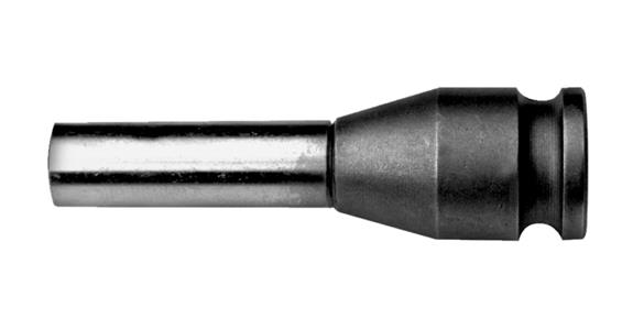 Power screwdriver adapter 1/4 inch square drive on 1/4 inch bit output