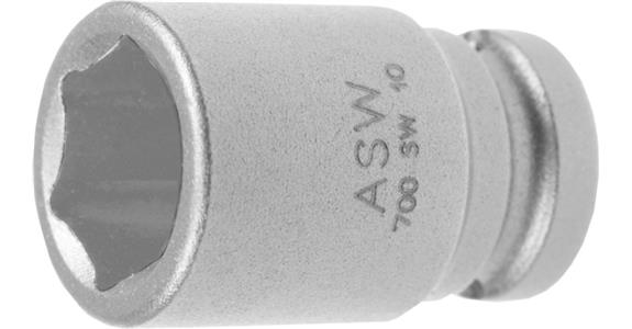 Nástavec nástrčného klíče ASW, 12 mm, držák 1/4