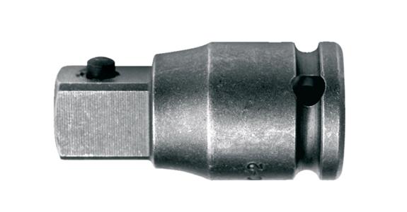 Impact screwdriver adapter 3/8 inch drive to 1/2 inch output CV special steel