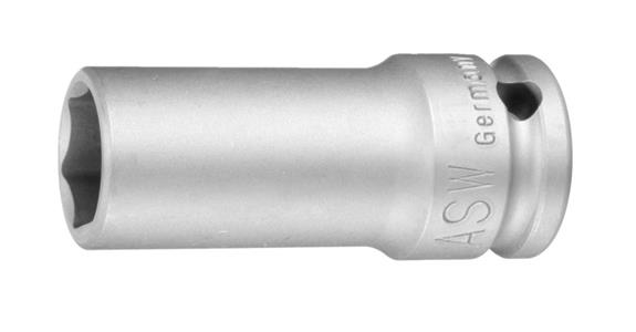 1 inch hexagon impact screwdriver bit CV special steel long AF 32 mm