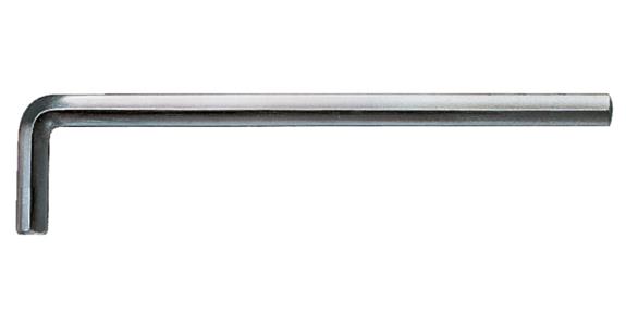 Long hex pin wrench DIN 911 Hex-Plus nickel-plated AF 6 mm