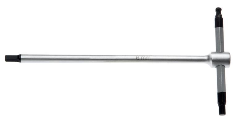 1051884203 Hexagon ball head pin wrench T-handle length 126 x 65 mm AF 3