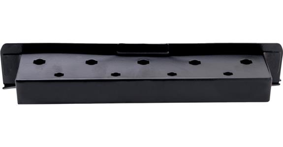 Magnetic screwdriver holder for 9 screwdrivers