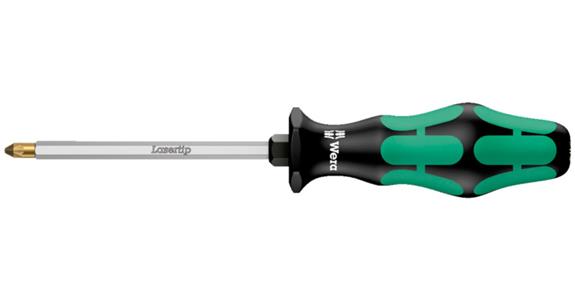 Phillips screwdriver hexagon shoulder Laser tip Kraftform handle PZ 1x80 mm