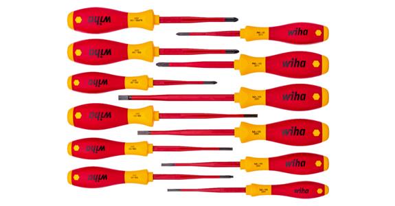 Sada šroubováků WIHA slimFix VDE, 6 ks, rukojeť SoftFinish