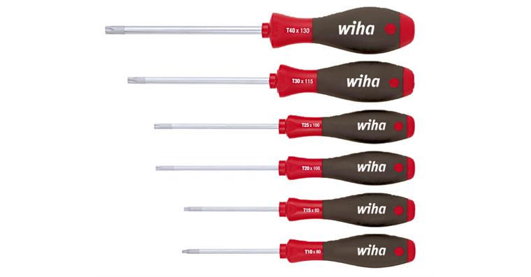 1052530100 Sada šroubováků TX WIHA, 6 kusů, TX10–TX40, SoftFinish