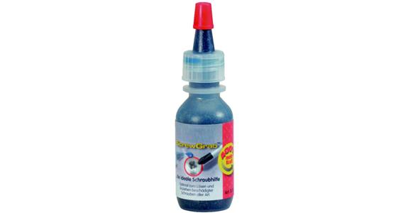 Screwing aid ScrewGrab 15ml on stripped screws, gentle on the skin, non-toxic