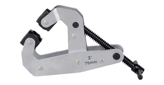 Clamping jaw clamping width 0-75 mm for parallel interior and exterior clamping