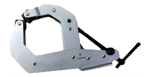 Clamping jaw clamping width 0-100 mm for parallel interior and exterior clamping