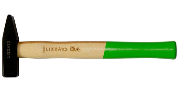 LIZZARD Schlosserhammer DIN 1041 Hickorystiel 300 Gramm