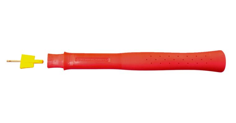 1054077103 Plastová rukojeť Ultramide s klínem a čepem pro zámečnické kladivo 300 g