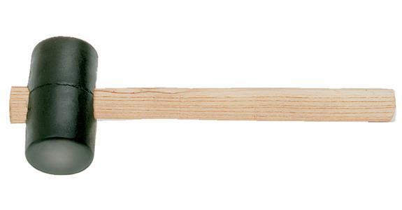 Composite rubber hammer, ash handle approx. 95 Shore, size 4 dia. 90 mm
