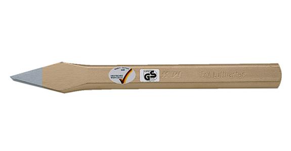 Cross-cut chisel DIN 6451 CV air-hardening steel, 9x300 mm