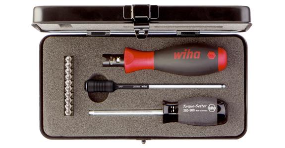 Torque screwdriver set, 0.8-5 Nm variable setting, window scale 13 pieces