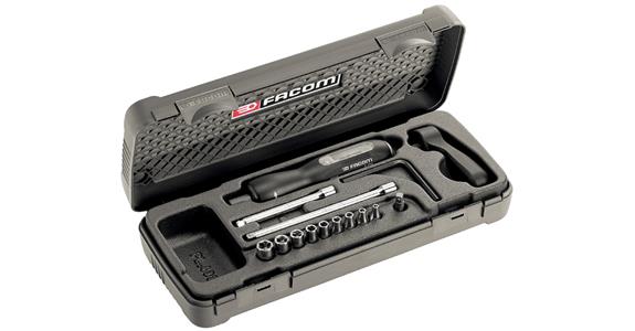 Torque screwdriver set w. microm. ISO 6789 0.5-2.5 Nm incr. 0.1 Nm