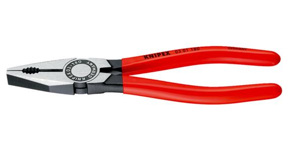 Kombinované kleště KNIPEX, 200 mm, leštěná hlava, s plastovou rukojetí