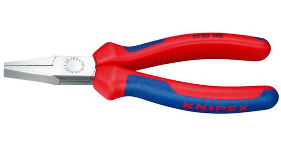 Ploché kleště KNIPEX, 140 mm, leštěná hlava, s dvoudílnou rukojetí
