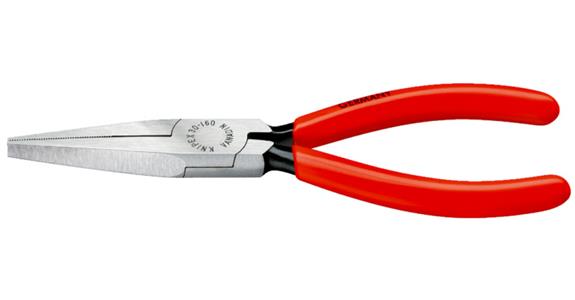 Dlouhé kleště KNIPEX, 140 mm, dlouhé pl. čel., leštěná hlava, plastová rukojeť