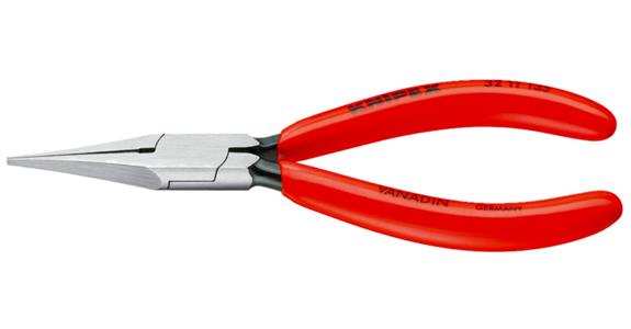 Hasák KNIPEX, 135 mm, ploché špičaté čelisti, s plastovou rukojetí