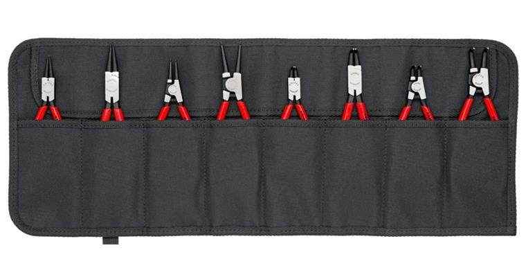 1056703102 Sicherungsringzangen-Set 8 teilig J1/J2/J11/J21/A1/A2/A11/A21 in Rolltasche