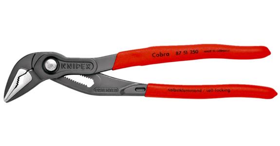 Kleště na vodní čerpadla KNIPEX Cobra, velmi št., 250 mm, lešt. hl., plast. ruk.