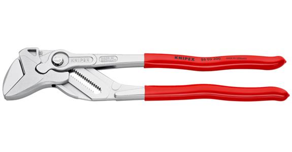 Klešťový klíč KNIPEX, 300 mm, šířka na ploškách až 60 mm, chromovaný