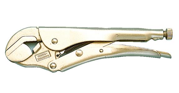 Parallel locking pliers CV steel 250 mm, lower jaw movable, AF up to 45 mm