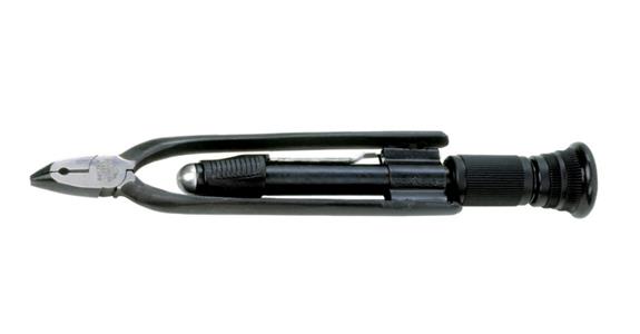 Wire-twisting pliers, serrated jaws for wires up to max. 1.04 mm dia. L=224 mm