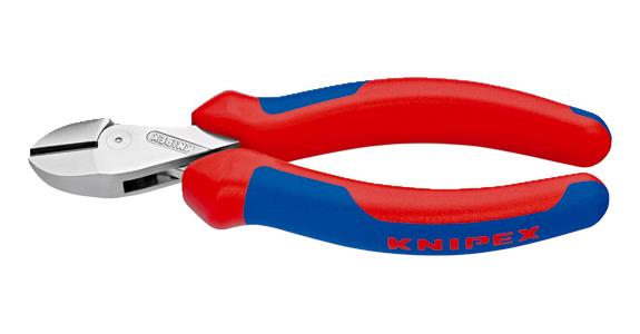 Boční štípací kleště KNIPEX X-Cut, 160 mm, chromovaná hlava, s dvoud. rukojetí