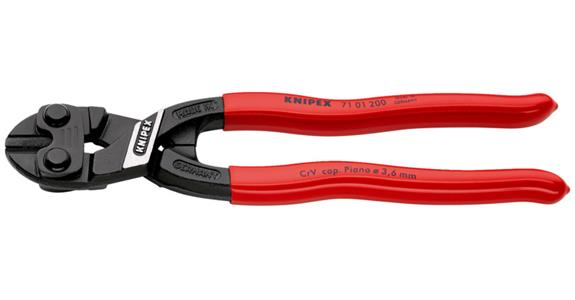Kompaktní štípací kleště na čepy KNIPEX CoBolt, 200 mm, s plastovou rukojetí