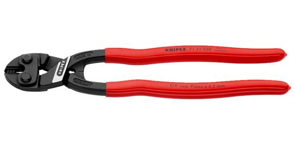 Kompaktní štípací kleště na čepy KNIPEX CoBolt, 250 mm, s plastovou rukojetí