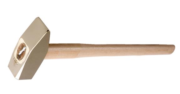 Spark-free sledgehammer DIN 1042 hickory handle 5 kg