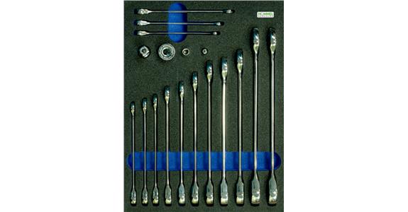 OPT-I-STORE insert 260x345x30mm f. comb. spanner set w/ ring ratchet 5961101