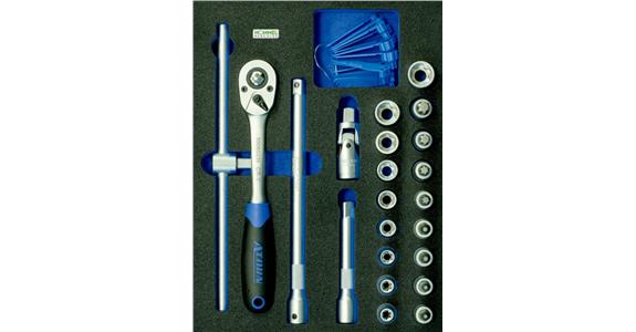 OPT-I-STORE insert 260x345x30mm for TX® socket wrench set no. 59648 101