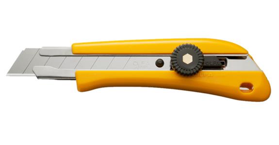 Universal blade with snap-off retractable blade wheel lock W=18 mm