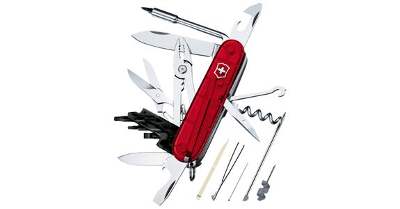 Cybertool pocket knife 34 pieces with can opener, screwdriver and much more