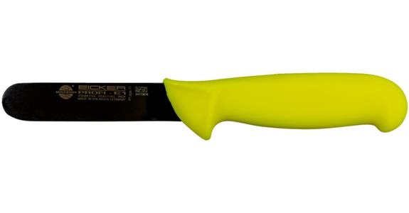Industrial knife, blade width 22 mm with neon yellow nylon handle