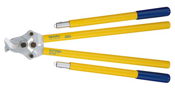 Nůžky na kabely KLAUKE K1012 s prodlouženými rukojeťmi, 930 mm