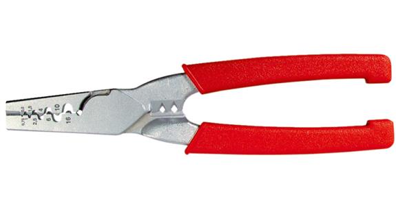 Crimping pliers for wire end ferrules, crimping range 0.50-16 mm2