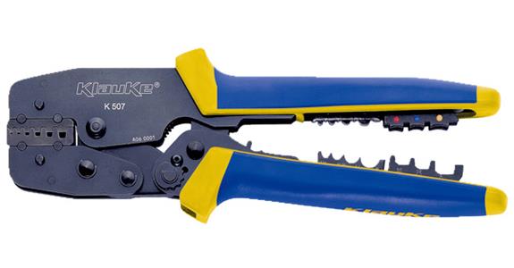 Crimping tool K507with 3 interchangeable inserts crimping range 0.5-10mm2