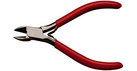 Electronics side cutter, oval head, without bevel 115 mm