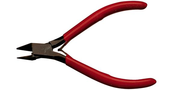 Electronics side cutters, narrow head, without bevel 115 mm